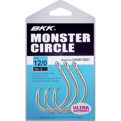 BKK Monster Circle Hook vel.12 3 ks