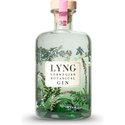 Lyng Norwegian Botanical Gin 45,9% 1 l (čistá fľaša)