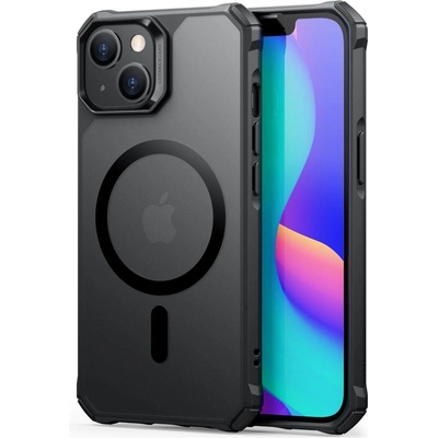 Кейс ESR AIR ARMOR HALOLOCK , Съвместим с MagSafe, за iPhone 14 Plus, FROSTED BLACK (21463-0)