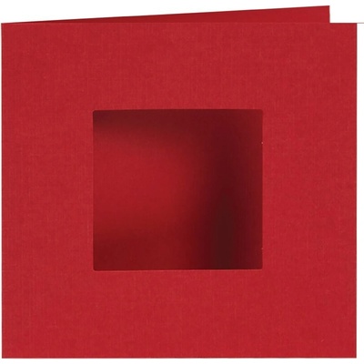 PixelHOBBY papírový rámeček set 4ks - oboustranný - červená