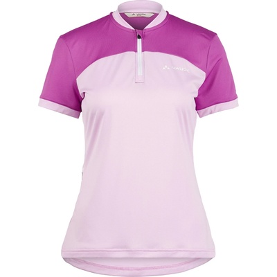 Vaude Дамска фланелка с къс ръкав за колоездене Vaude Women's Matoso Hzip T-Shirt Cycling jersey - Raspberry - размер 42 (EU) (156-3084-0214)