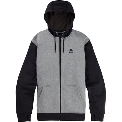 Burton mikina OAK FZ Hoodie šedá