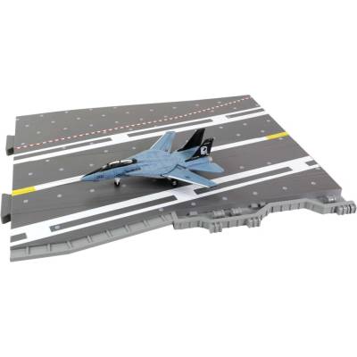 Forces of Valor Section #F deck + F-14A BuNo. 162698 VF-14 Tophatters USS Enterprise CVN-65 1996 1:200