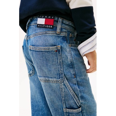 Tommy Hilfiger Детски дънки Tommy Hilfiger HERITAGE FLAG BAGGY (KB0KB10343.128.176.PPY2)