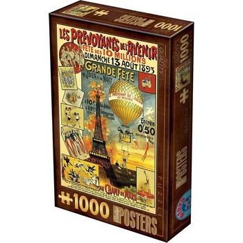 D-Toys - Puzzle Vintage Posters - 1 000 piese