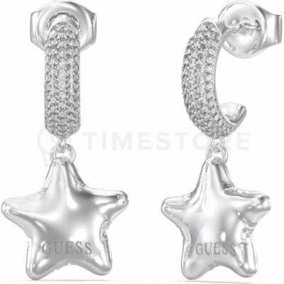 Guess Jedinečné náušnice s hviezdičkou Iconique JUBE05548JWRHT/U