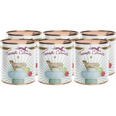 Terra Canis Gentle Meal Veal with carrot potato cottage cheese & camomile 6 x 800 g