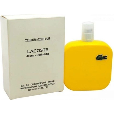 Lacoste Eau de Lacoste L.12.12. Jaune Optimistic toaletná voda pánska 100 ml Tester