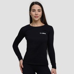 GymBeam Дамска тениска Basic Long Sleeve T-Shirt Black XXL