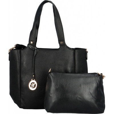 Elegantní sada: kabelka přes rameno a crossbody Phyllis černá