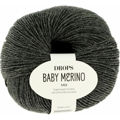 Drops Baby Merino MIX 20 tmavá sivá