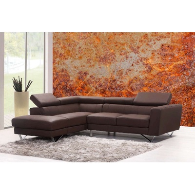 DIMEX ART Самозалепваща се флизелинова фототапета ръждясал метален лист 375 x 250 см