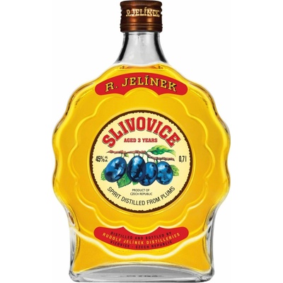 R. Jelínek Slivovice Zlatá 3y 45% 0,7 l (holá láhev)