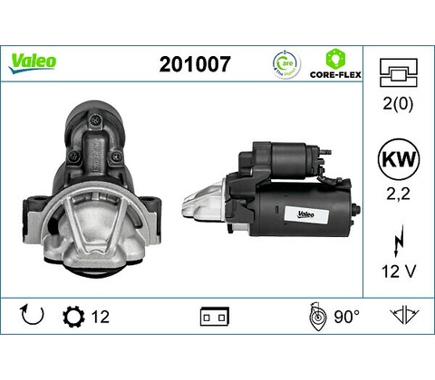 Startér VALEO 201007