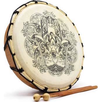 AW Hamsa Šamanský bubon s paličkami 30cm