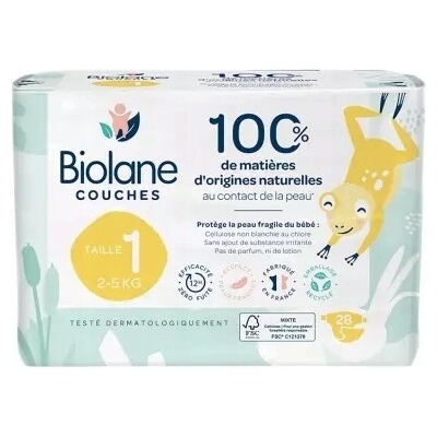 Biolane Jednorazové 1 2-5 kg 27 ks