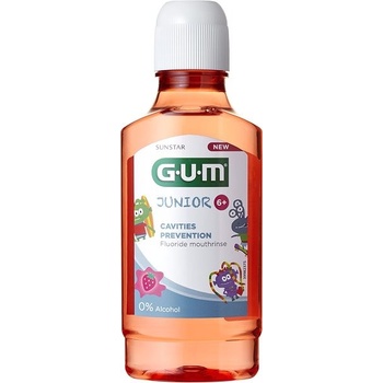 GUM Junior ústna voda výplach pre deti s fluoridmi 300 ml