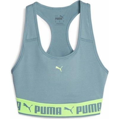 PUMA Спортен Сутиен Puma Mid Impact Puma Stro Син (S64122181)