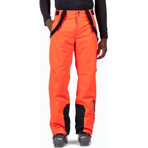 Rossignol Мъжки скиорски панталони Rossignol Blackside Insulated neon red