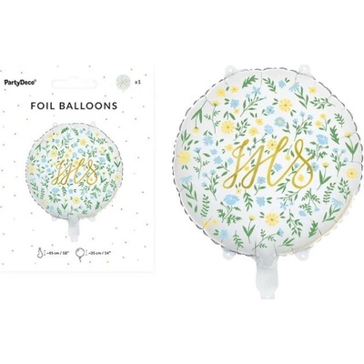 PartyDeco IHS fóliový balón 45 cm mix