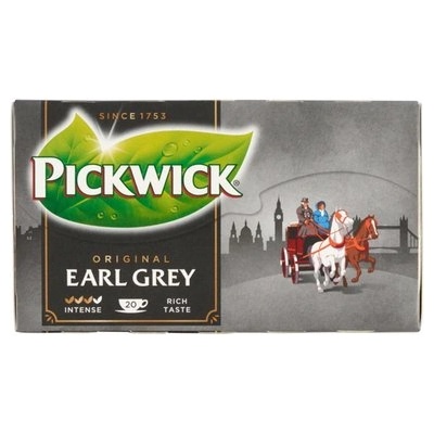 Pickwick Черен чай Pickwick Earl Grey ароматизиран 20 x 2g (40g)