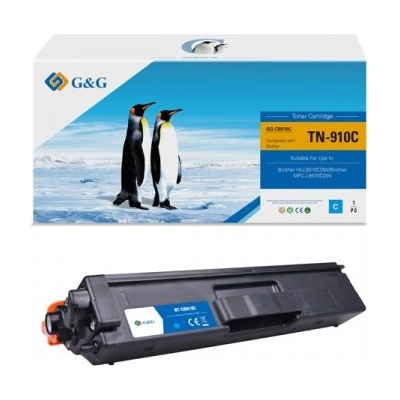 Compatible КАСЕТА ЗА BROTHER HL L9310CDW/MFC L9570CDW - Cyan - TN910C (TN-910C) - PN NT-CB910C - G&G (NT-CB910C)