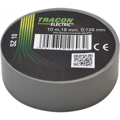 Tracon electric Páska izolačná 18 mm x 10 m sivá
