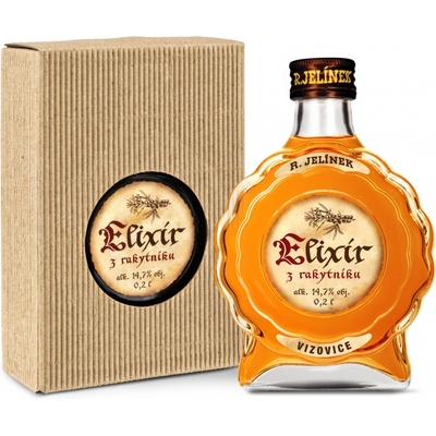 Rudolf JELÍNEK Elixír z rakytníku 14,7% 0,2 l (holá láhev)