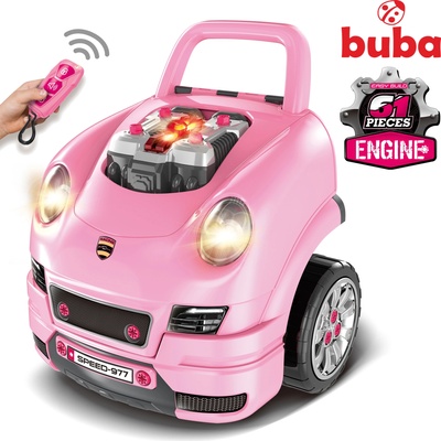 Buba Детски комплект Motor Masters 008-977 розов (3583244132920)
