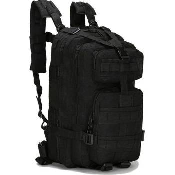 Mobilly Тактическа армейска раница, 25 л, система MOLLE, колан за кръста и гърдите, черна (SR295 black)