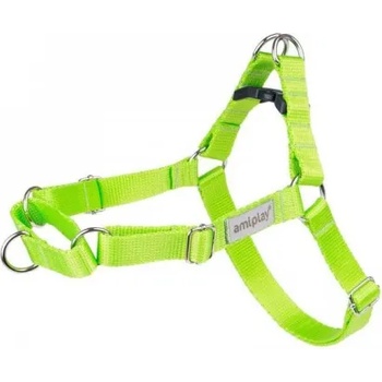 amiplay EASY GO SAMBA harness - нагръдник за куче - ЗЕЛЕН, размер M - 40-60 х 2 см - Полша - 278813