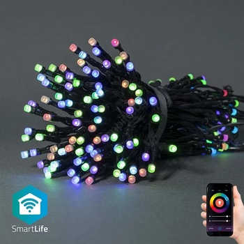 Nedis WIFILX01C84 - LED RGB Екстериорни лампички 84xLED/8 функции 13м IP65 Wi-Fi Tuya (NE0493)