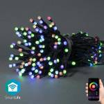Nedis WIFILX01C84 - LED RGB външен гирлянд 84xLED/8 режима 13m IP65 Wi-Fi Tuya (NE0493)