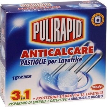 Madel Pulirapid Anticalcare 8002295030573 tablety na vodný kameň v práčke 16 tablet