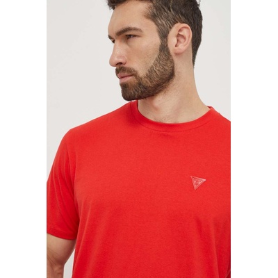 Guess Памучна тениска Guess в червено с апликация F3GI00 K8HM0 (F3GI00.K8HM0)