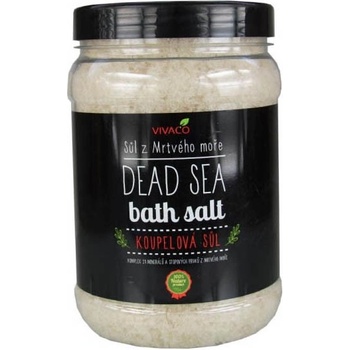 VivaPharm Dead Sea soľ do kúpeľa z Mŕtveho mora 1500 g
