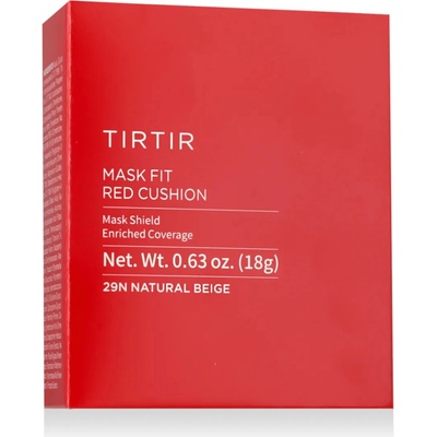 Tirtir Mask Fit Red Cushion SPF40 PA++ Dlouhotrvající make-up v polštářku 29N Natural Beige 18 g