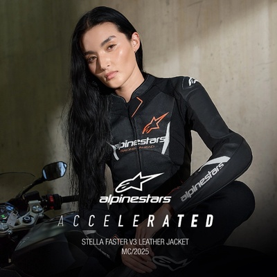 Alpinestars Stella FASTER 3 čierno-bielo-červená