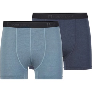 Heber Peak Мъжко мериносово термобельо Heber Peak MerinoMix165 PineconeHe. Boxer 2-Pack Merino base layer - Dark Night Blue / Smoke Navy - размер 5XL (015-2303-0318)