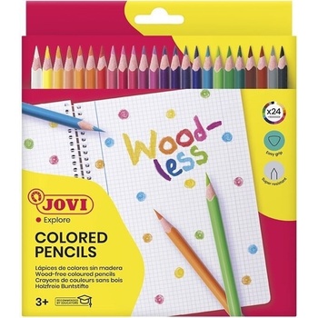 JOVI Non-Wooden Triangular Pencils Комплект цветни моливи 24 бр (734/24)