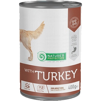 Nature's Protection Adult Dog with Turkey Sensitive Digestion- консерва за кучета с чувствително храносмилане- 400гр