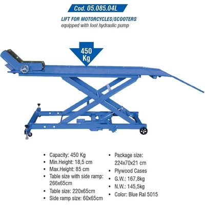Spin srl - Италия Подемник за мотори 450кг ; spin srl 05.085. 04l