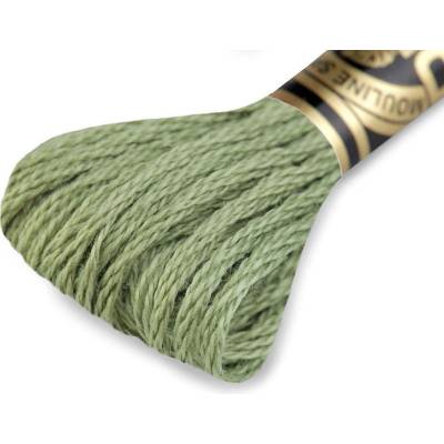Vyšívací příze DMC Mouliné Spécial Cotton Varianta: 3052 Spinach Green, Balení: 1 ks 27729/15784/176139