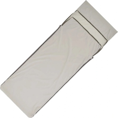 Sea to Summit Silk Blend Sleeping Bag Liner Rectangular w/ Pillow Sleeve šedá – Zboží Dáma