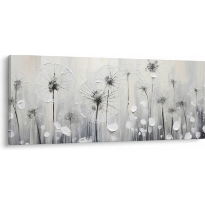 Obraz - Pampelišky, malba, jednodílný 120x50 cm