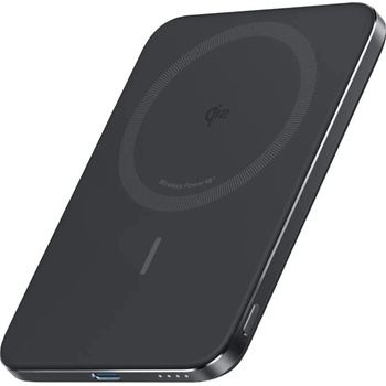 Anker Anker Nano Ultra-Slim MagSafe 5.000 mAh външна батерия с безжично зареждане, 15W, MagSafe, черен (A1665H11)