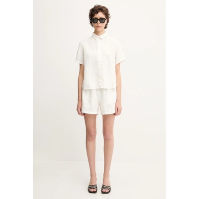 Samsoe Samsoe Ленен къс панталон Samsoe Samsoe MAREN (F23900001)