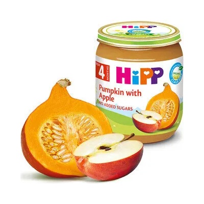 Hipp пюре БИО Тиква с ябълки - 125 г