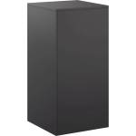 vidaXL Стойка за растения Черно 40 x 40 x 80 cm Стомана (8012544)