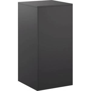 vidaXL Стойка за растения Черно 40 x 40 x 80 cm Стомана (8012544)